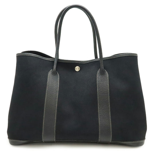 Hermes Garden Party PM Tote Bag Canvas Leather