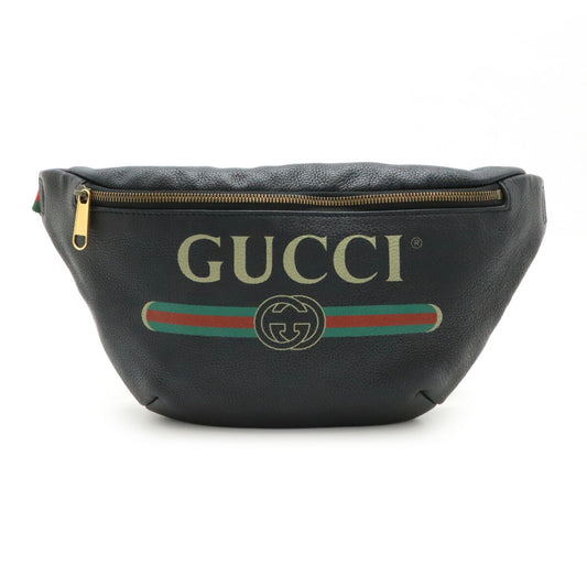Gucci Leather Print Belt Bag 530412