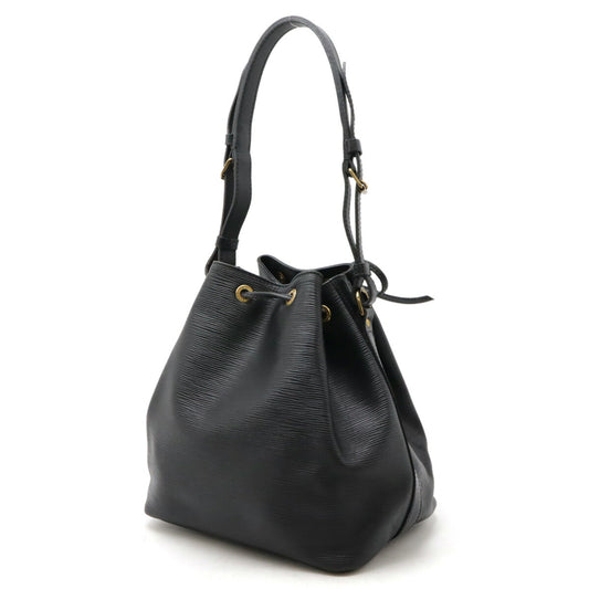 Louis Vuitton Epi Petit Noe Shoulder Bag Black