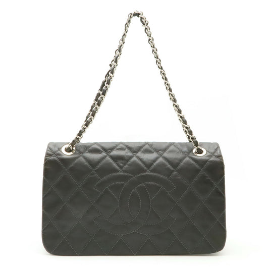 Chanel Matelasse Chain Shoulder Bag Dark Gray