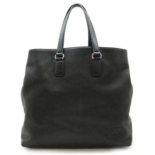 Gucci Leather Interlocking G Soho Tote Bag