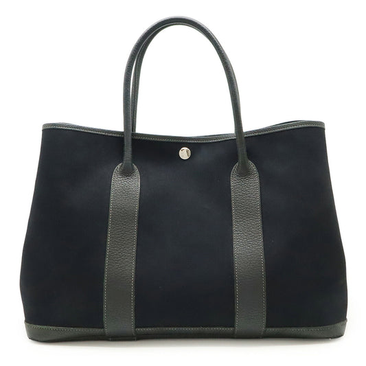 Hermes Garden Party PM Tote Bag Canvas Leather
