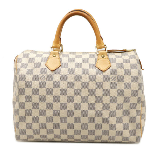 Louis Vuitton Damier Azur Speedy 30 Handbag