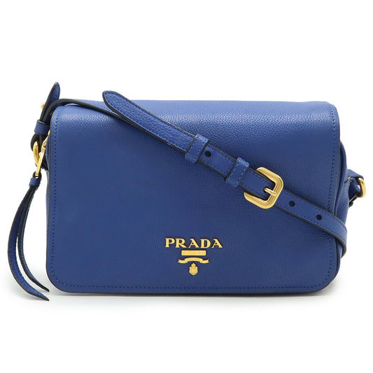 Prada Leather Flap Shoulder Bag 1BD163