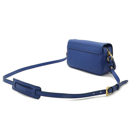 Prada Leather Flap Shoulder Bag 1BD163