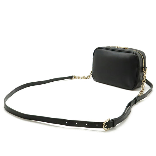 Salvatore Ferragamo Leather Gancini Chain Shoulder Bag
