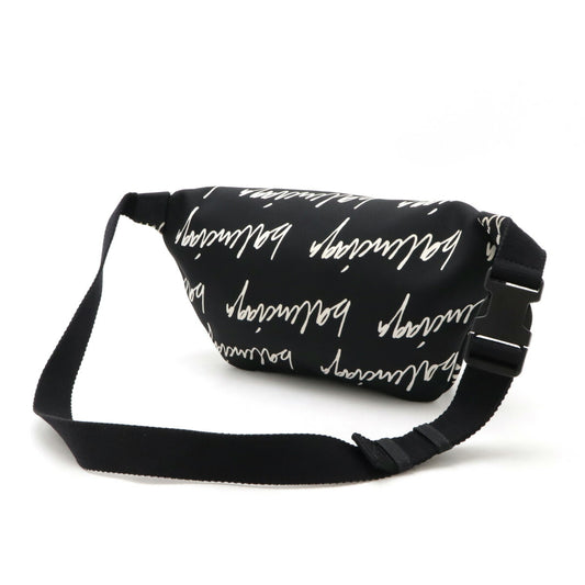 Balenciaga Wheel Logo Print Belt Bag Nylon