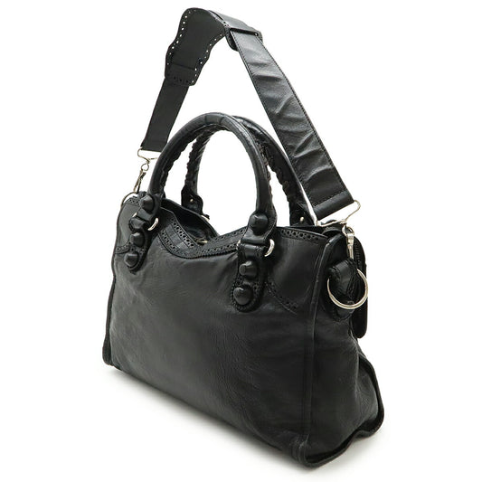 Balenciaga Leather Giant City Editor Bag