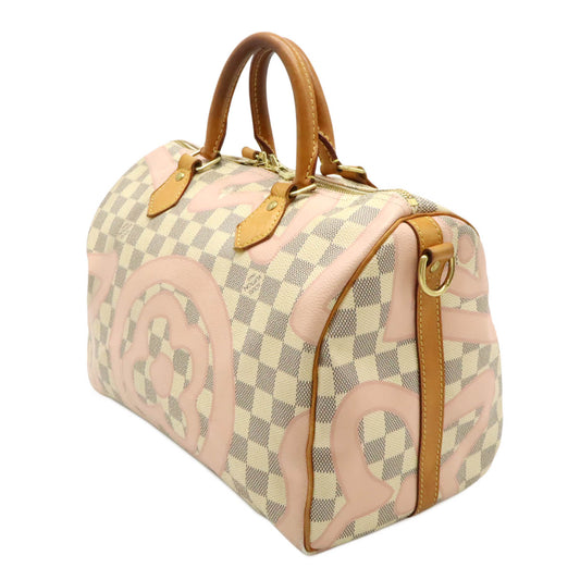 Louis Vuitton Damier Azur Tahiti Speedy Bandouliere 30 Handbag