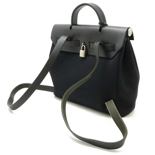Hermes Ado PM Backpack Leather Black