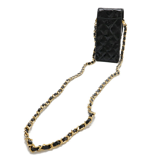 Chanel Matelasse Chain Shoulder Bag Black
