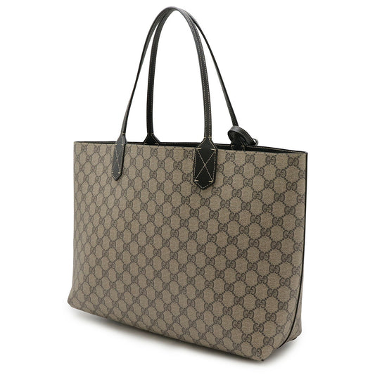 Gucci GG Supreme Reversible Tote Bag PVC/Leather