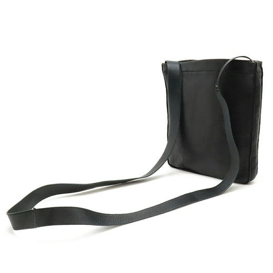 Hermes Leather Shoulder Bag Black