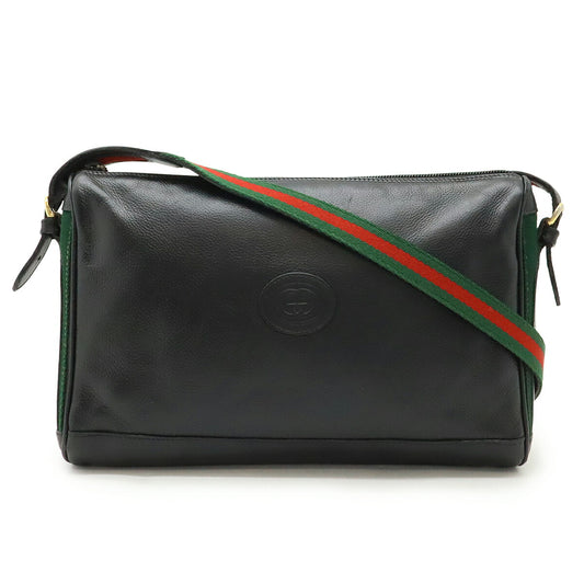 Gucci Leather Old Gucci Shoulder Bag