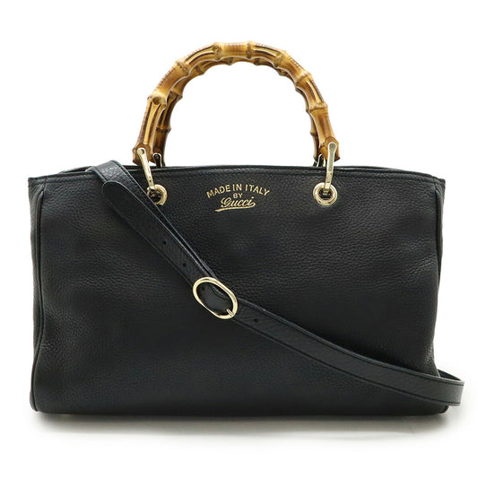 Gucci Bamboo Shopper Medium Leather Tote Bag