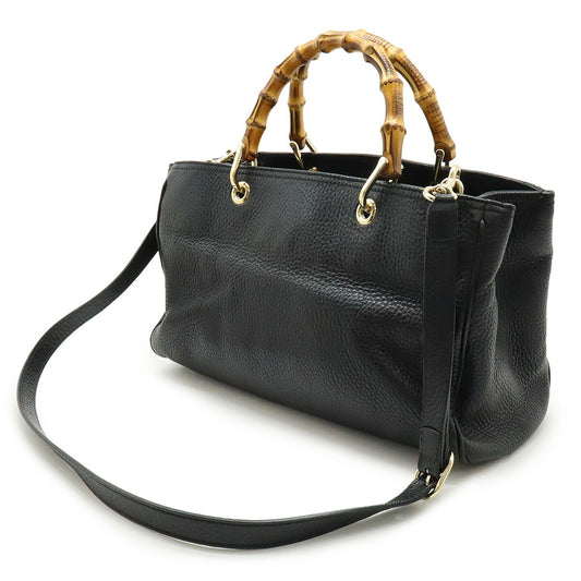 Gucci Bamboo Shopper Medium Leather Tote Bag