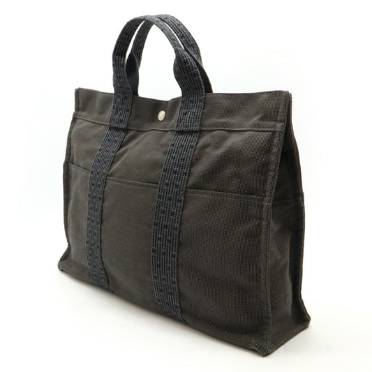 Hermes Canvas Herline Tote MM Bag
