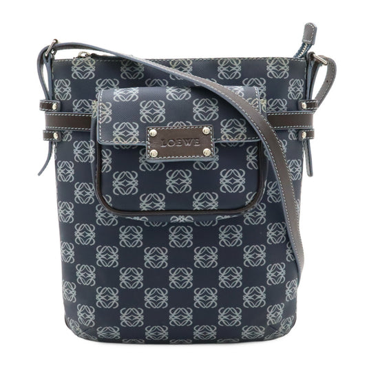 Loewe Repeat Anagram Shoulder Bag PVC Leather