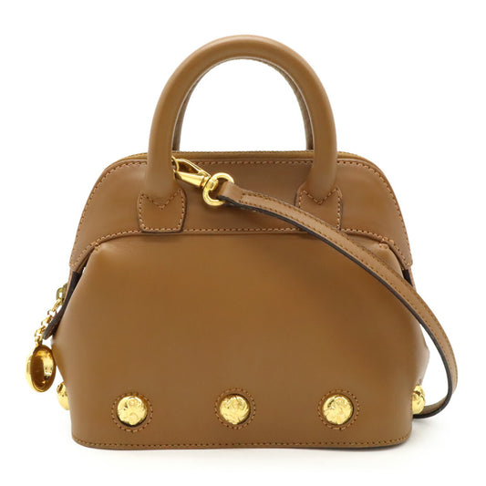 Salvatore Ferragamo Leather Handbag 2WAY Brown