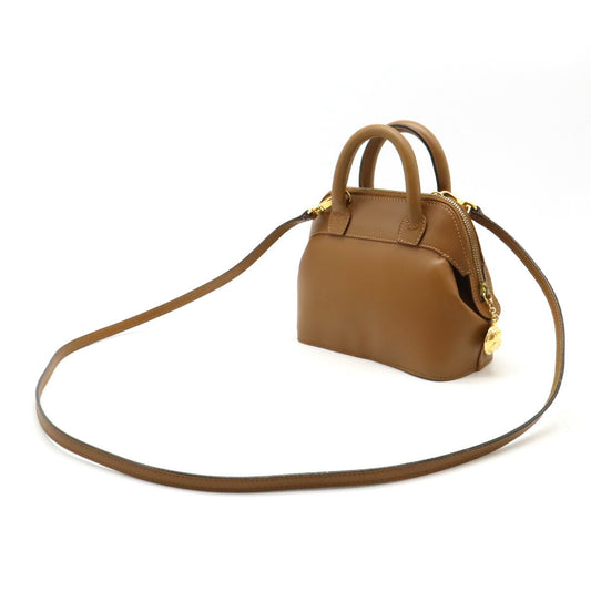 Salvatore Ferragamo Leather Handbag 2WAY Brown