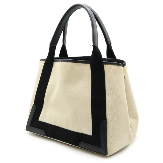 Balenciaga Navy Cabas S Logo Tote Bag