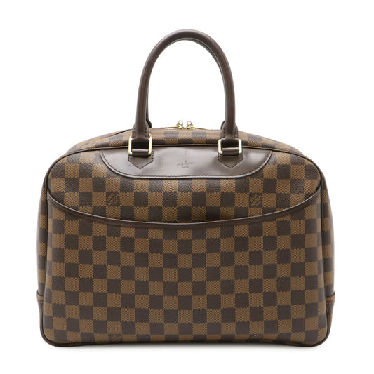 Louis Vuitton Damier Deauville Bowling Vanity Handbag