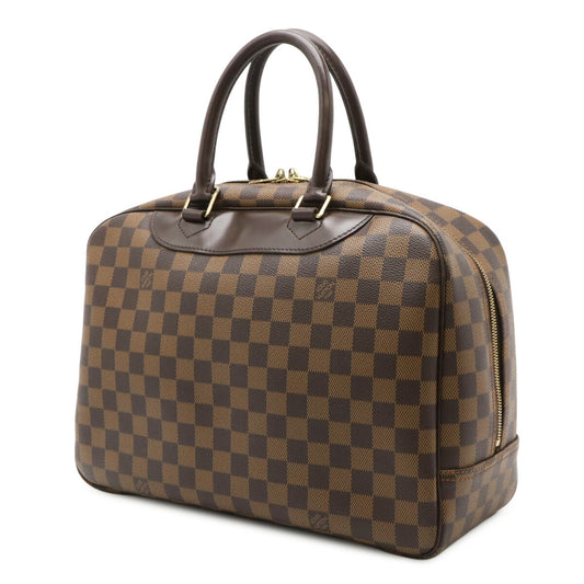 Louis Vuitton Damier Deauville Bowling Vanity Handbag