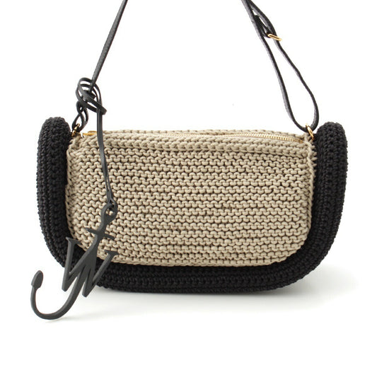 J.W.Anderson Bumper15 Raffia Logo Shoulder Bag