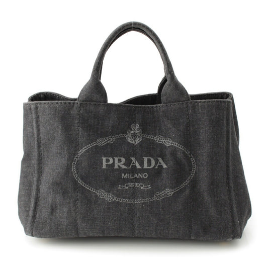 Prada Denim Canvas Canapa Tote Bag 1BG439