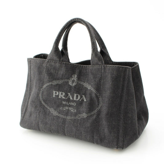 Prada Denim Canvas Canapa Tote Bag 1BG439