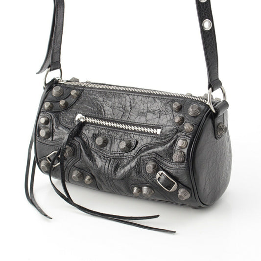 Balenciaga Leather Cylinder Crossbody Bag