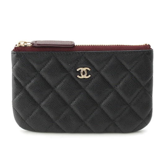 Chanel Caviar Skin Coco Mark Pouch AP4020