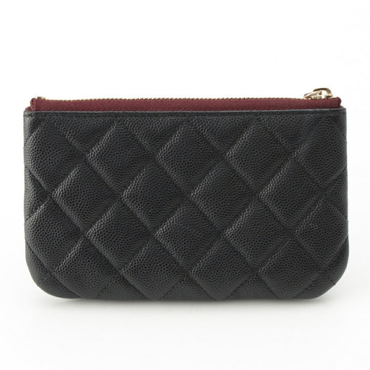 Chanel Caviar Skin Coco Mark Pouch AP4020