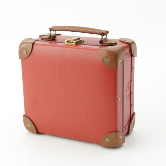 Globe Trotter Vulcan Fiber Mini Utility Trunk Red