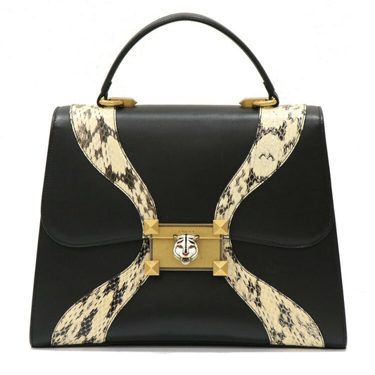 Gucci Python Cat Head Top Handle Bag