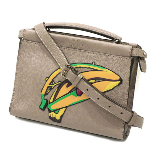 Fendi Peekaboo Fit Leather 2WAY Handbag