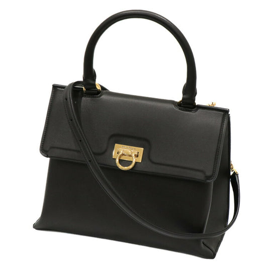 Salvatore Ferragamo Leather Top Handle Bag