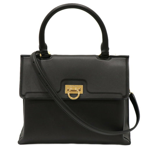 Salvatore Ferragamo Leather Top Handle Bag