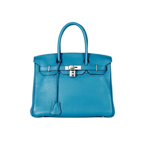 Hermes Birkin 30 Verso Leather Handbag