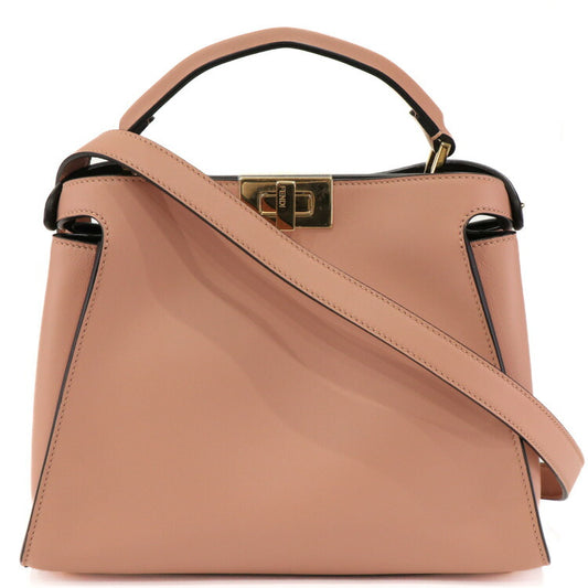 Fendi Peekaboo Leather 2WAY Handbag
