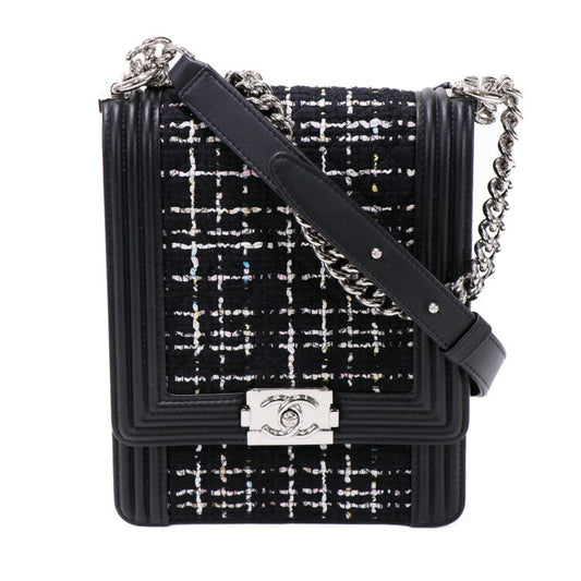 Chanel Boy Tweed Crossbody Bag AS0130