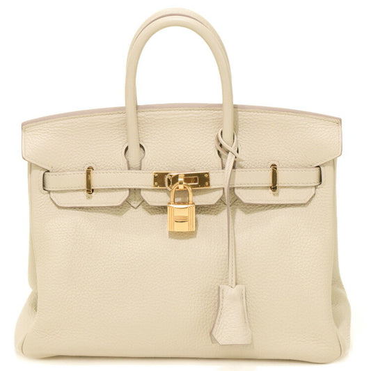 Hermes Birkin 25 Togo Leather Handbag