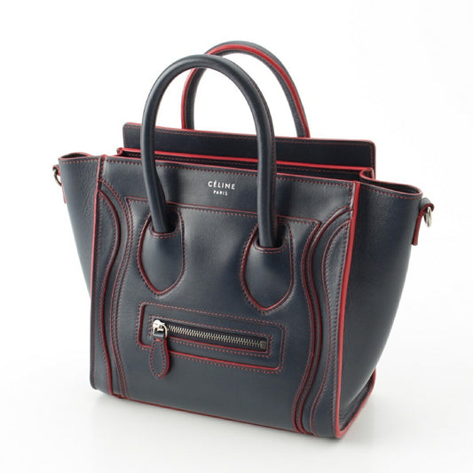 Celine Luggage Nano Shopper Leather Handbag