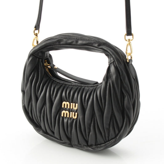 Miu Miu Matelassé Leather 2WAY Shoulder Bag