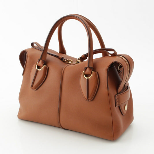 Tod's Leather D Styling Mini Boston 2WAY Handbag