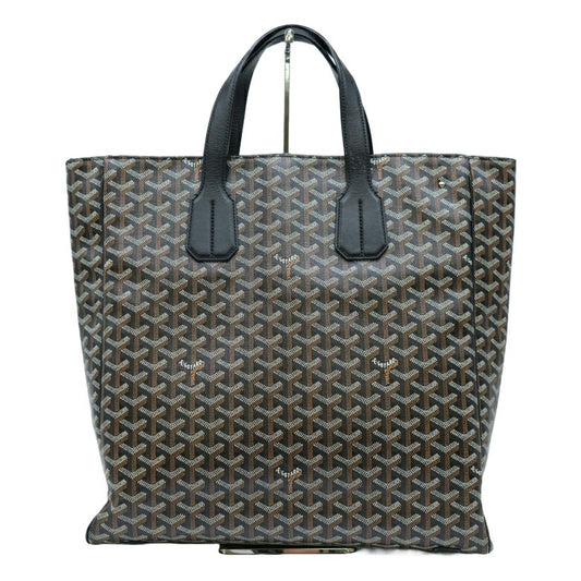 Goyard Sac Voltaire Tote Bag Black Leather