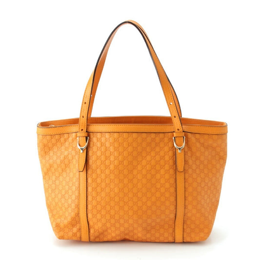 Gucci Leather Microguccissima GG Tote Bag