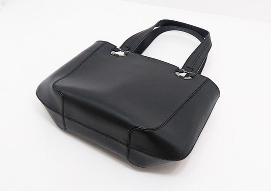 Salvatore Ferragamo Gancini Leather Tote Bag