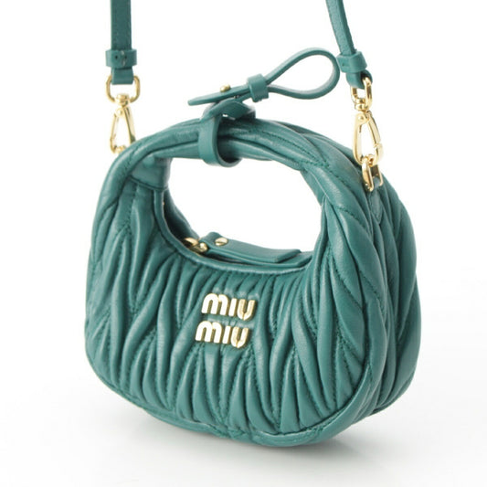 Miu Miu Matelassé Leather 2way Shoulder Bag