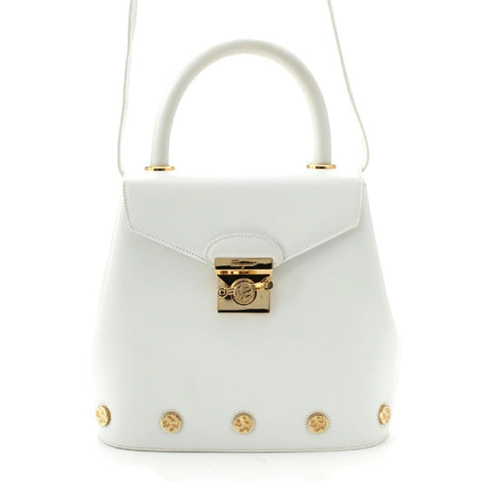 Salvatore Ferragamo Leather 2WAY Shoulder Handbag